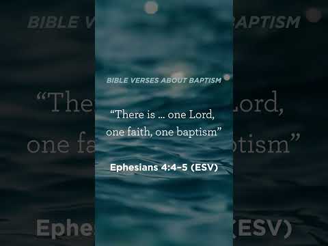 Bible Verses About Baptism
