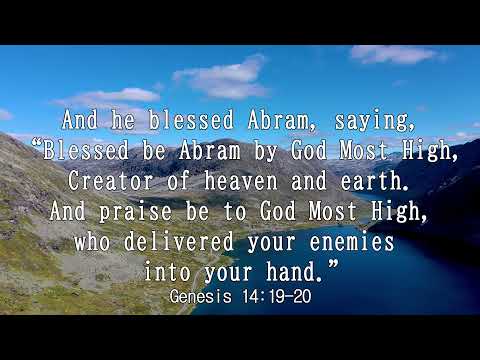 iway bible verse (Genesis 14:19-20)