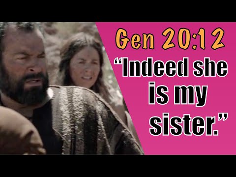 How was Abraham related to Sarah? (Genesis 20:12)
