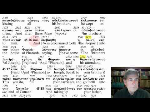 The Apostolic Bible Polyglot - Genesis 45:10-23