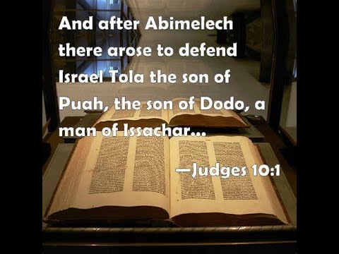 Rise of the Worm Judges 10:1-6 Tola and Jair