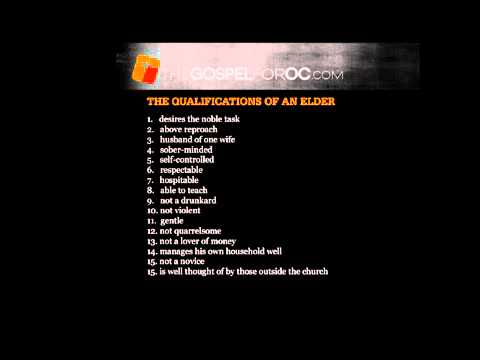 1 Timothy 3:2-7 (7/22/12)