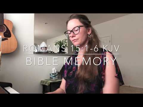 Romans 15:1-6 KJV