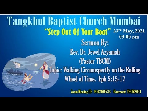 Topic :Walking Circumspectly on the Rolling Wheel of Time. Eph 5:15-17. By Rev.Dr. Jewel Azyamah