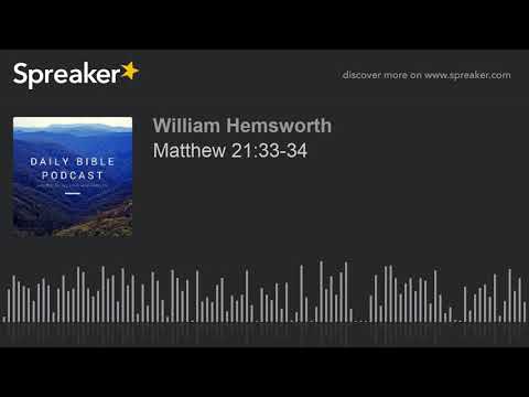 Matthew 21:33-34