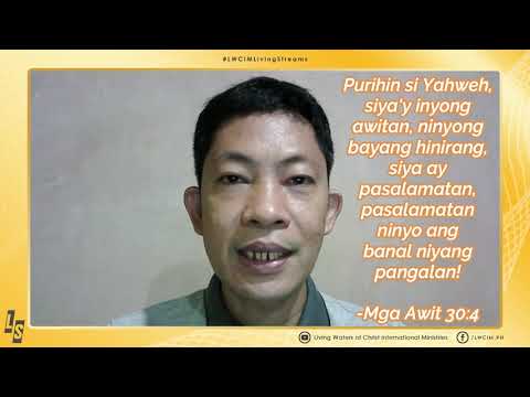 2021 February 16 - LIVING STREAMS: Psalm 96: 6-9