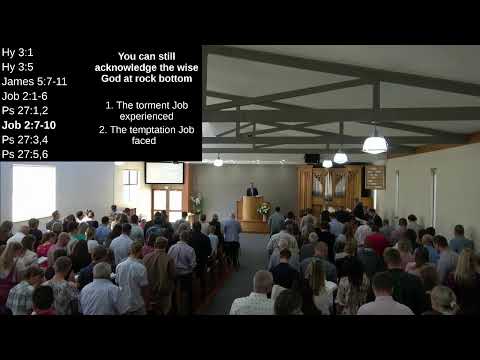 28.03.2021 Rev W Bredenhof, Job 2:7-10, You can still acknowledge the wise God at rock bottom