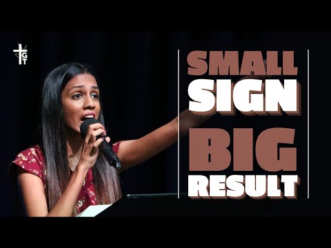SMALL SIGN BIG RESULT | Ophelia Balasingh | 1 Kings 18:41-44 | September 12th 2021 | 7.30am