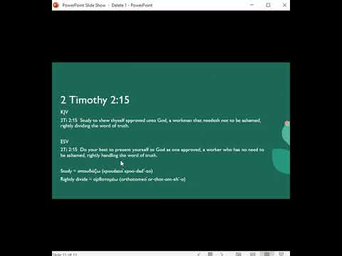 Does 2 Timothy 2:15 Teach Dispensationalism?