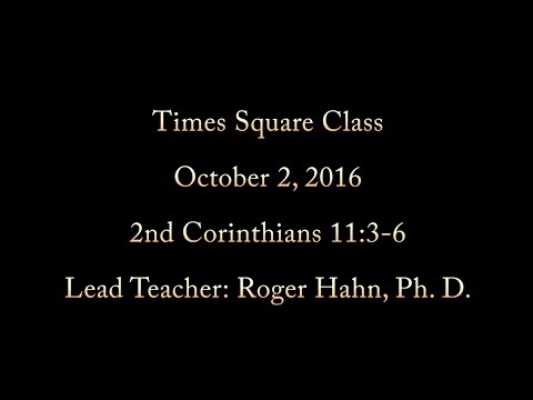 2nd Corinthians 11:3-6