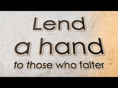 Romans 15:1-5 - LEND A HAND - the Message - Text MSG & ESV - Music "Communicator" Reed Mathis