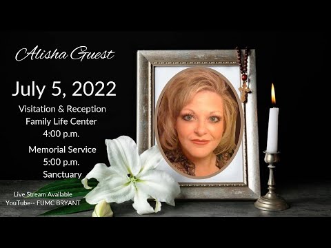 Alicia Paige Guest memorial service – Romans 8:35-39 & 2 Timothy 4:6-9 (7/5/2022; 5:00p.m.)