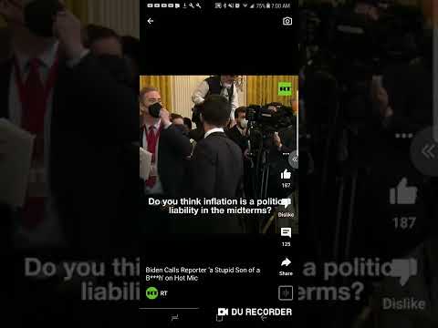 (OMEN)Sleepy Creepy Joe Calls Reporter 'Stupid Son Of A B*@*h (Habakkuk 2:16)