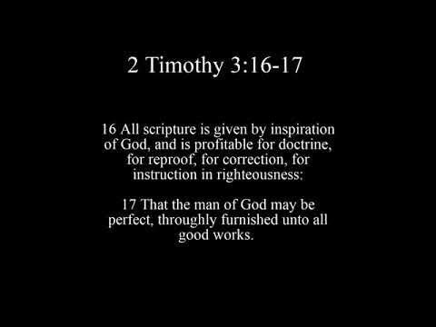 2 Timothy 3:16-17 Song (KJV Bible Memorization)