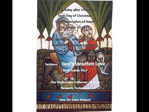 Isaiah 63:7 God's Steadfast Love