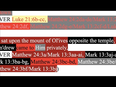 557. Every Stone Shall Be Thrown Down. Matthew 24:1-3, Mark 13:2-3, Luke 21:5-7