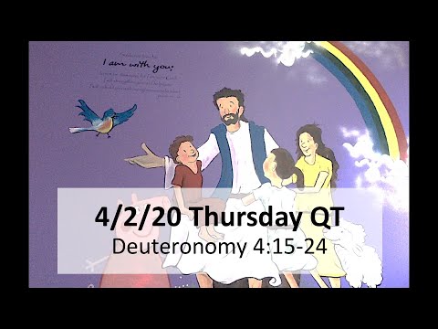 Hello from P. Stacy! (+4/2/20 QT - Deuteronomy 4:1-24)