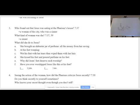 Boksoon Kim Bible Study Luke 7:36-50 Jesus was anointed by a sinful woman