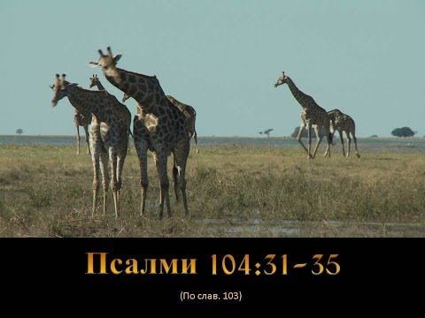 Псалми 104:31-35 | Psalm 104:31-35 | Bulgarian (1:40min)
