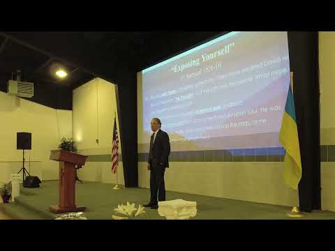 "Exposing Yourself" (1st Samuel 18:8-10) John Elleson Sunday 11AM 5/01/2022