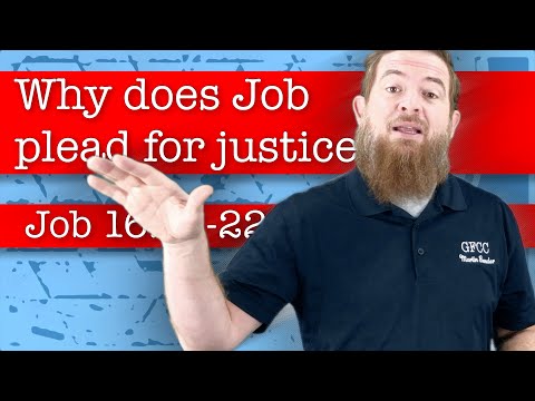 Why does Job plead for justice? - Job 16:18-22