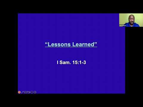 10/12/2022 - Lessons Learned | 1 Samuel 15:1-3