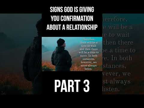 Relationship Confirmation from God (Part 3)
