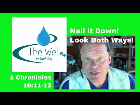 Nail it Down! 1 Chronicles 16:11-12 #HebrewBible #DiveDeepTogether