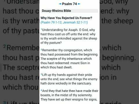 Psalms 74:9 Our signs we have not seen, there is now no prophet: and he will know us no more.