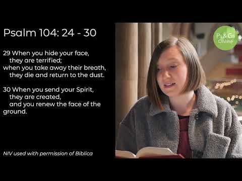 Ps & Gs Online // Psalm 104: 24 - 30 //  Sunday 1st May