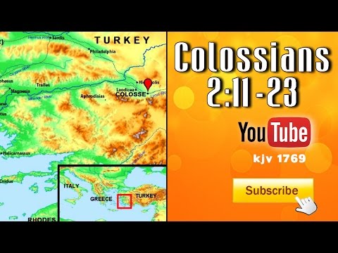 COLOSSIANS 2:11-23 KING JAMES 1769