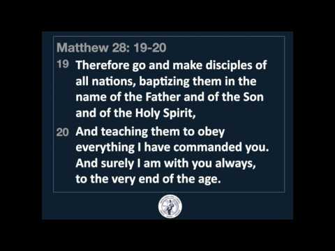 Matthew 28: 19-20