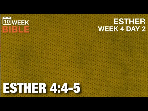 What’s Wrong with Mordecai? | Esther 4:4-5 | Week 4 Day 2 Study of Esther