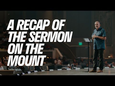 Sermon On The Mount Recap