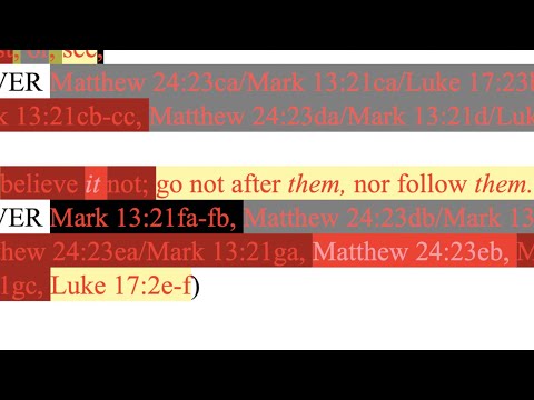 576. Discern False Claims That Jesus Already Returned. Matthew 24:23, Mark 13:21, Luke 21:22-23
