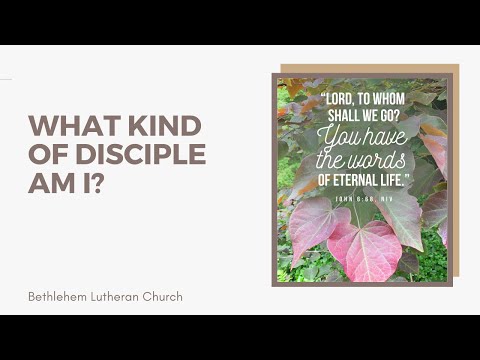 What Kind of Disciple Am I?  | John 6:60-69 | Pentecost 14
