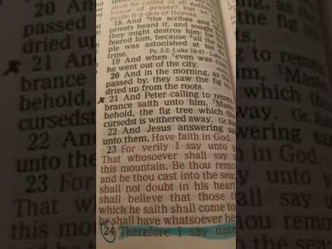 Knightly News : Jesus said “ HAVE FAITH IN GOD!” Mark 11:21-22!