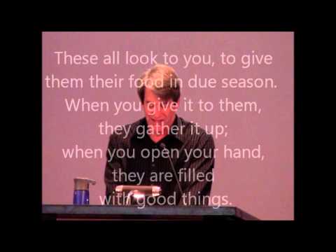 Psalm 104:27-28