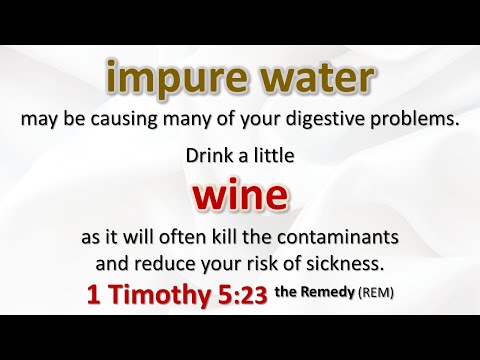 For your stomach's sake - 1 Timothy 5:23 - Dr Tim Jennings