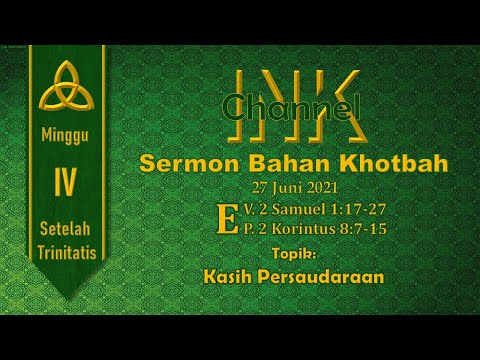 Sermon Khotbah 2 Samuel 1:17-27