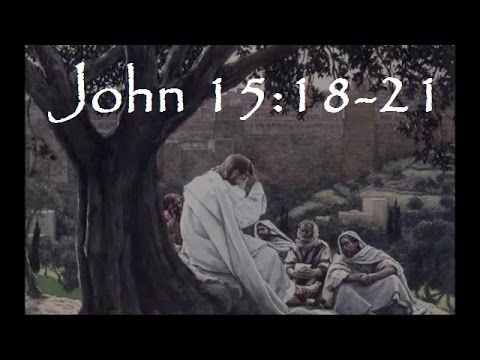 Jn 15:18-21 -- The world hated me before it hated you - M’intomx tad-dinja, għax jien ħriġtkom mid-
