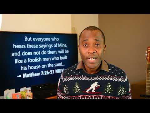 ◄ Matthew 7:26-27 ► But everyone who hears these sayings of Mine and does not do them will be like..