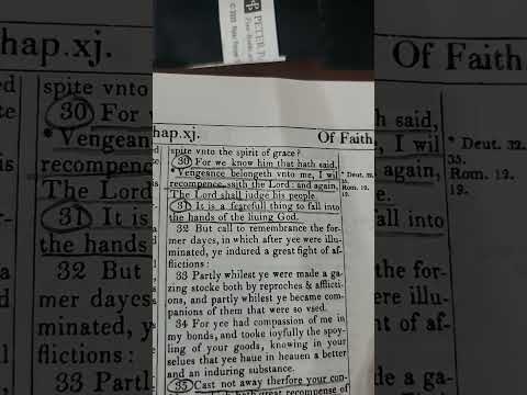 Hebrews 10:30-31 The Lord is coming to judge his people. Whether it be right or wrong. Are you ready