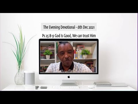 SFT Evening Devotional - Psalm 25:8-9