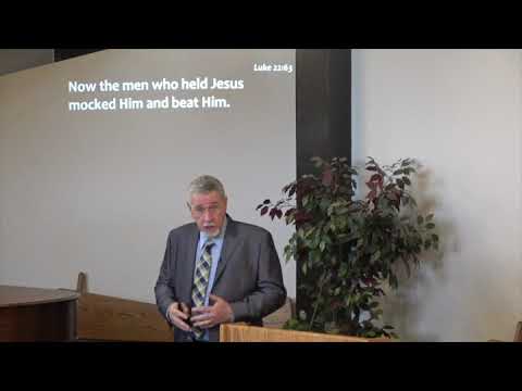 High Priests, Pilate and Herod on Trial. (Luke 22:63-23:12)