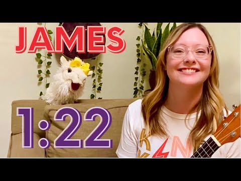 James 1:22 Bible Memory Verse Song By Psalmist Laura Feat. Lilly the Lama