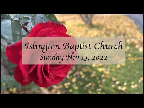 Sermon Isaiah 34 to 35 Sunday Nov 13, 2022 IBC