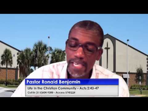 Life in The Christian Community - Acts 2:43-47