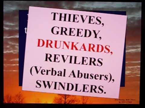 Letter to Muslim Brother - 118 - Does Proverbs 31:6,7 Contradict 1 Cor. 6:10 ?