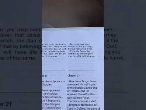 The reading of John 20:30–31￼